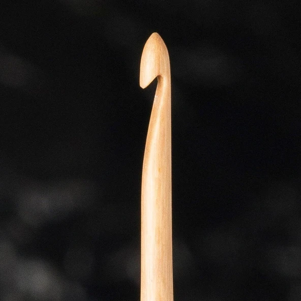 La Mia Whitewood 2.5 mm 15.5 cm Ahşap Yün Tığ - Resim 2