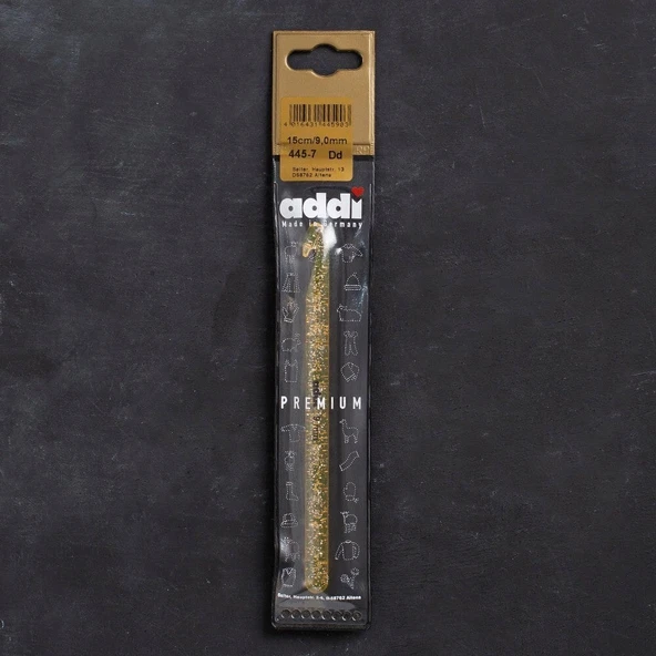 Addi Champagner 9mm 15cm Plastik Simli Yün Tığ - 4 ürün görseli