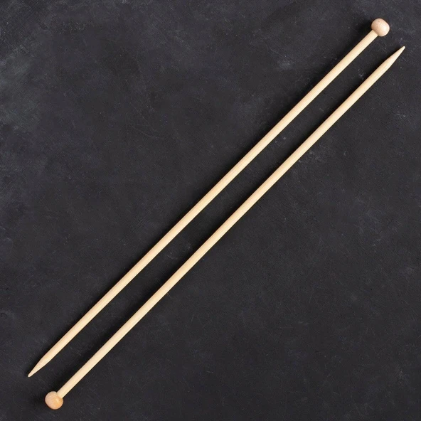 Addi Bambus 5,5mm 35cm Bambu Örgü Şişi - 500-7 - Resim 2