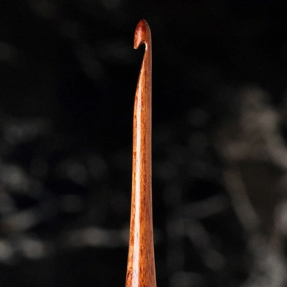 La Mia Rosewood 3 mm 15.5 cm Ahşap Yün Tığ - Resim 2