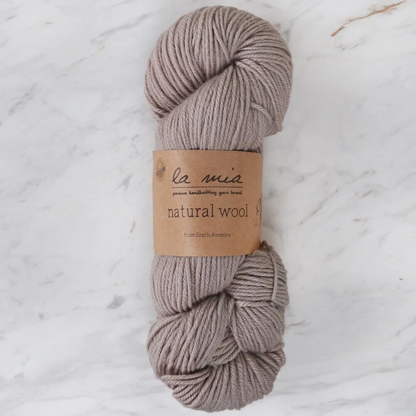 La Mia Natural Wool Bej El Örgü İpi - H3 - 33605 ürün görseli