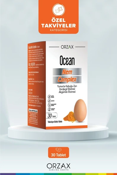 Ocean Nem Kompleks 30 Tablet ürün görseli