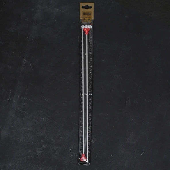 ADDI KALPLİ 4,5MM 40CM KLASİK ALÜMİNYUM ÖRGÜ ŞİŞİ - 1