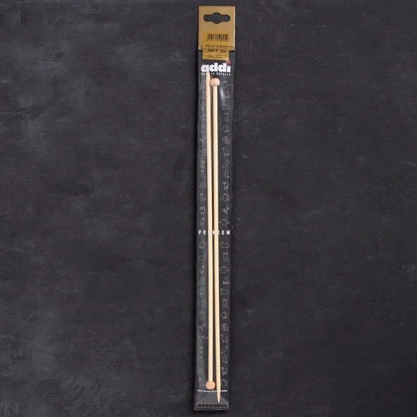 Addi Bambus 4,5mm 35cm Bambu Örgü Şişi - 500-7 ürün görseli