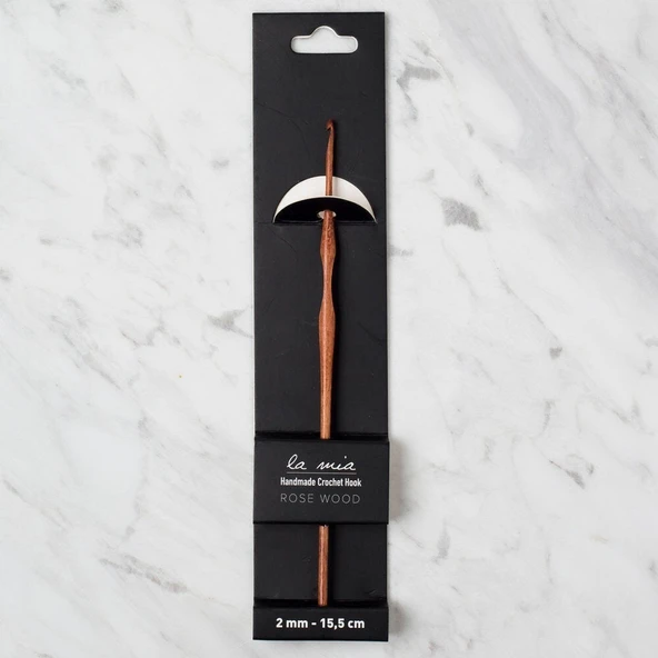 La Mia Rosewood 2 mm 15.5 cm Ahşap Yün Tığ ürün görseli