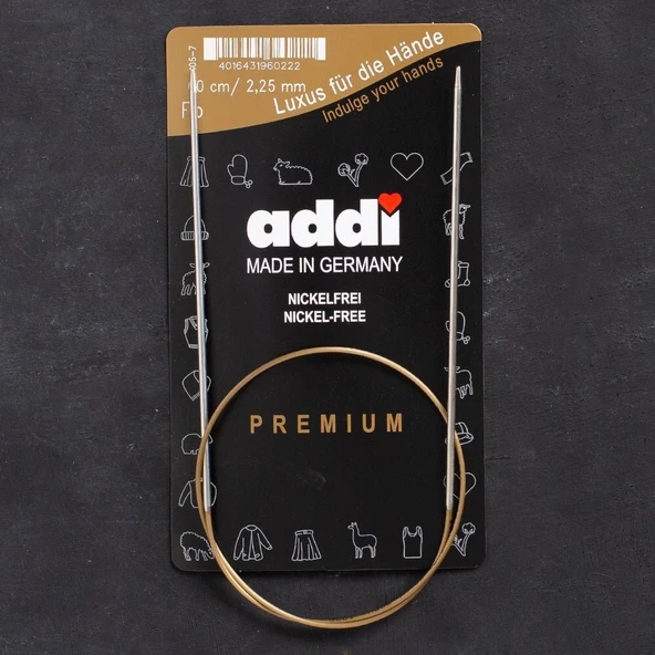 Addi 2,25mm 60cm Klasik Misinalı Şiş- 105-7 ürün görseli