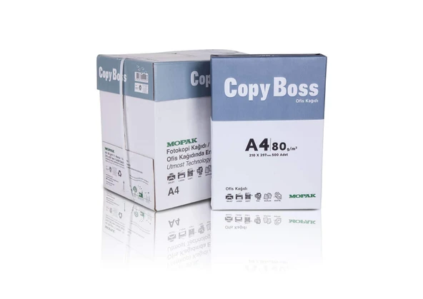 Mopak Copy Boss A4 Fotokopi Kağıdı 80gr 5 Paket (2500 Yaprak) (1 Koli) ürün görseli 1
