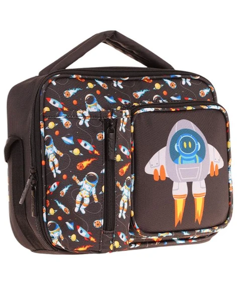 Kaukko Kids 3D Roket Desenli Üç Bölmeli Beslenme Çantası L7264 - 2