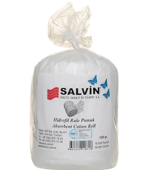 Salvin Hidrofil Rulo Pamuk 1 kg 1000 gr ürün görseli