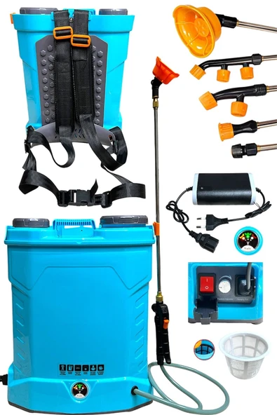 20 Lt Şarjlı Akülü Sırt ilaçlama Pompası Makinası
