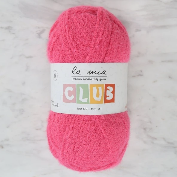 La Mia Club Koyu Pembe El Örgü İpi - 609 ürün görseli