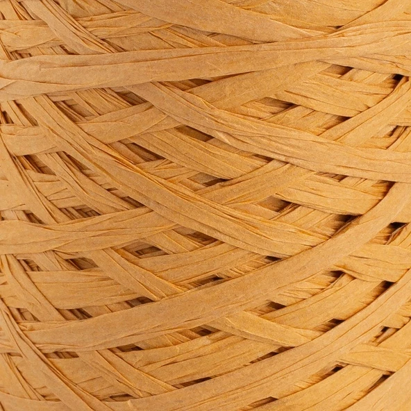 Loren Natural Raffia 90 gr Bej Kağıt İp - 71 - Resim 2