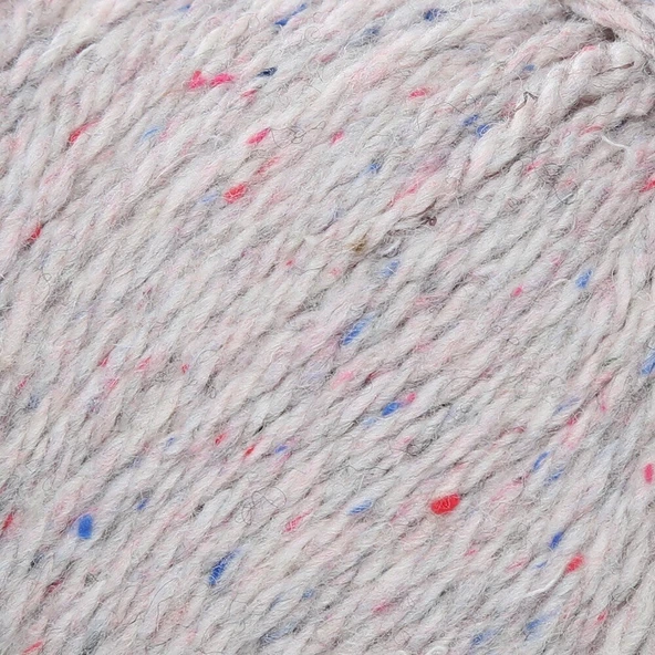 La Mia Re-Tweed Açık Gri Melanj El Örgü İpi - L156 - Resim 2