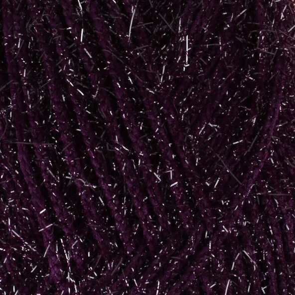 Loren Silver Patlıcan Moru El Örgü İpi - RS0109 - 34082 - Resim 2