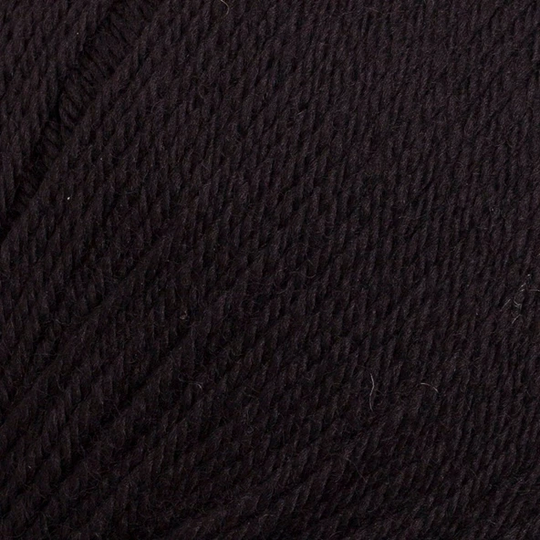 La Mia Merino Siyah El Örgü İpi - L006 - 33790 - Resim 2