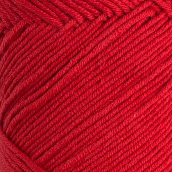 La Mia Baby Cotton Kırmızı El Örgü İpi - L033 - 33634 - Resim 2