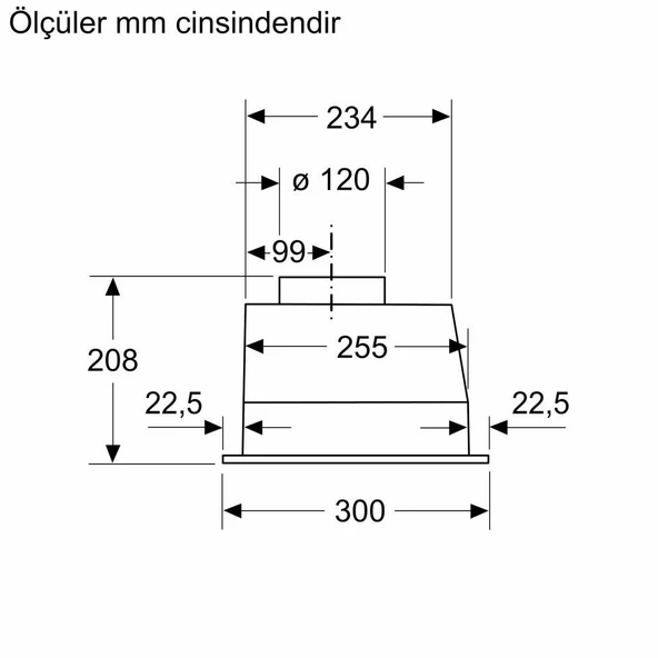 Siemens LB73NAA30 Aspiratör Ankastre Antrasit - Resim 2