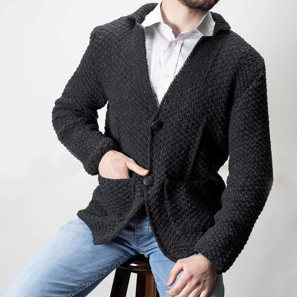 La Mia Just Wool Koyu Kahve El Örgü İpi - LT006 - 33838 - Resim 4