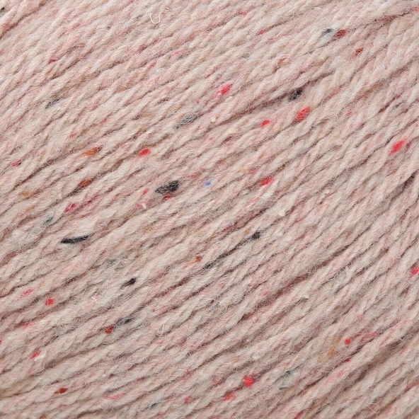 La Mia Re-Tweed Bej  Melanj El Örgü İpi - L022 - Resim 2