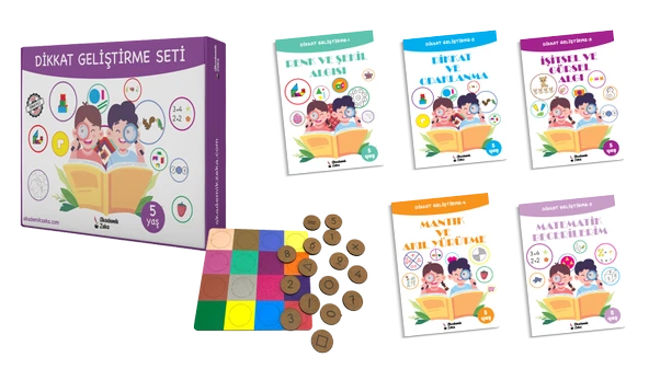 2-3-4-5 Yaş Etkinlik Seti Ve Dikkat Geliştirme Seti - 6
