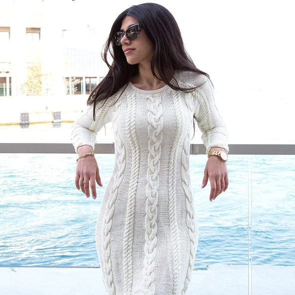 La Mia Diamond Kırmızı El Örgü İpi - L004 - 33723 - Resim 5