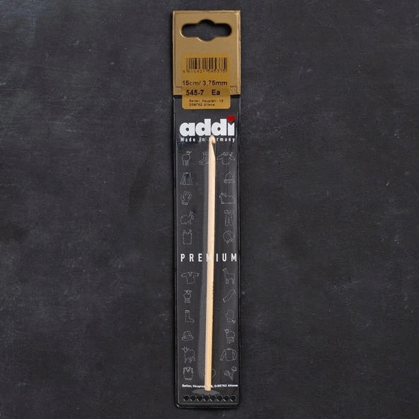Addi Bambus 3,75mm 15cm Bambu Yün Tığ - 545-7 ürün görseli
