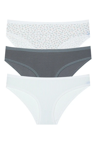 BERRAK 11370 KADIN 3 LÜ ASORTİ BİKİNİ - 3