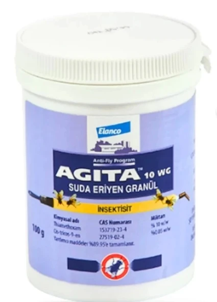 Agita Karasinek Suda Kolay Eriyen Granül 100 Gr + EL POMPASI YEŞİL 2 LT - 2