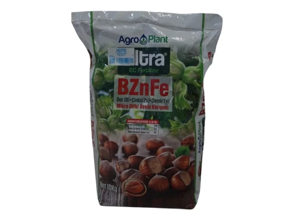 Ultra Bzn fe Mikro Besin Bitki Karışımı Gübre 10 Kg - 1