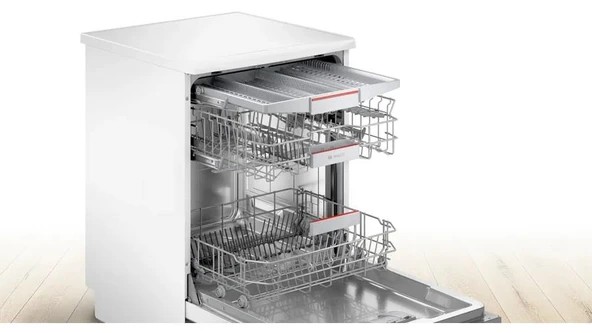 Bosch SMS4IMW62T Bulaşık Makinesi Beyaz - Resim 3