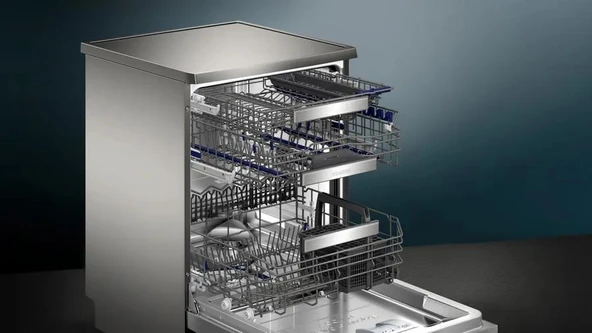 Siemens SN27YI82DT Bulaşık Makinesi 8 Program Inox - Resim 4