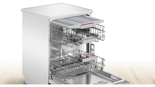 Bosch SMS6EMW70T Bulaşık Makinesi Beyaz - Resim 3