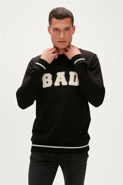 BAD BEAR FELT CREWNECK - Resim 2