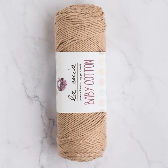 La Mia Baby Cotton Bej El Örgü İpi - L049 - 33627 ürün görseli