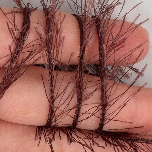 Loren Furry Kahverengi El Örgü İpi - RF093 - 34064 - Resim 3