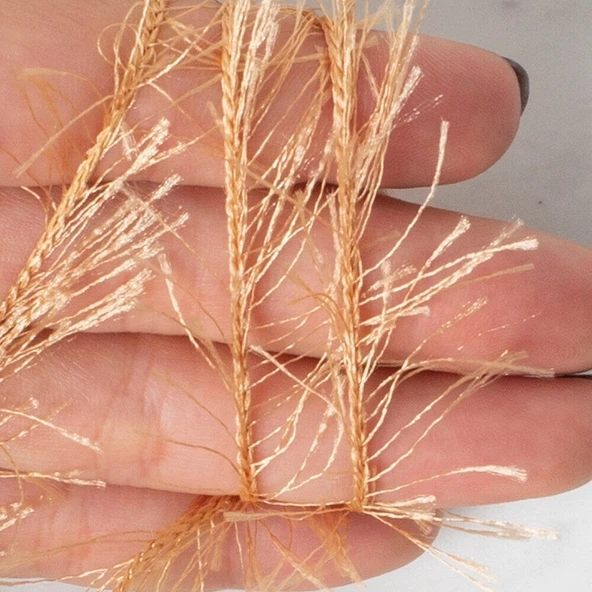 Loren Furry Bej El Örgü İpi - RF0054 - 34061 - Resim 3