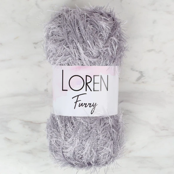 Loren Furry Gri El Örgü İpi - RF006 - 34045 ürün görseli