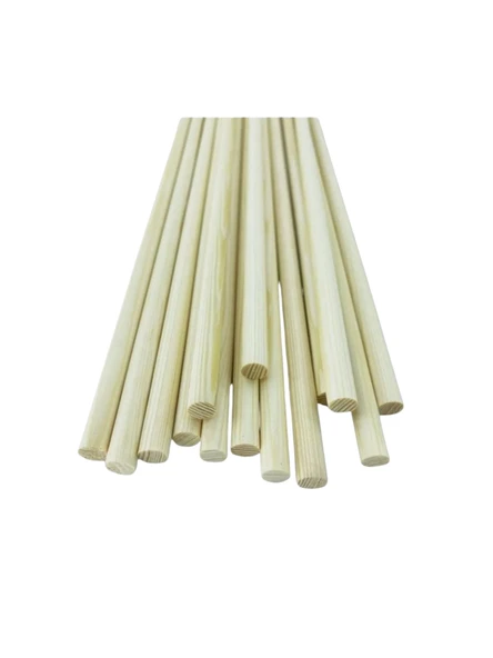OKCUBABA Ahşap Ok Şaftı 5 Adet 1. Kalite Sarı Çam  80cm (32 inç) - 25-60 Libre - 1