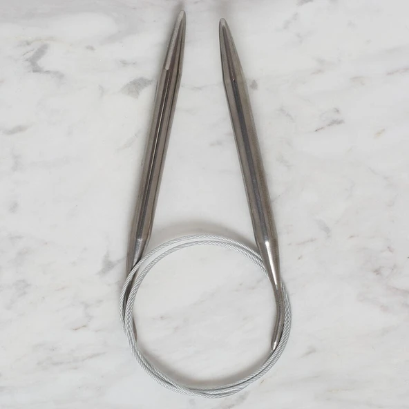 Loren Crafts 10 mm Çelik Misinalı Şiş 100 cm - Resim 2