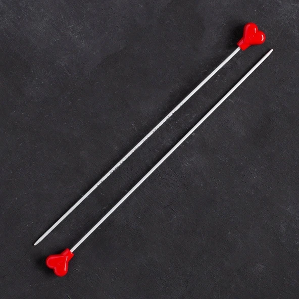 Addi Kalpli 2mm 20cm Klasik Alüminyum Örgü Şişi - - Resim 2