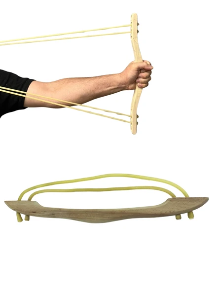 Ahşap Lastikli Kepaze Çalışma Yayı 45 cm - 1