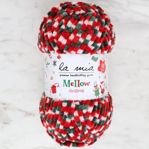 La Mia Mellow Christmas Altın Simli El Örgü İpi - ürün görseli