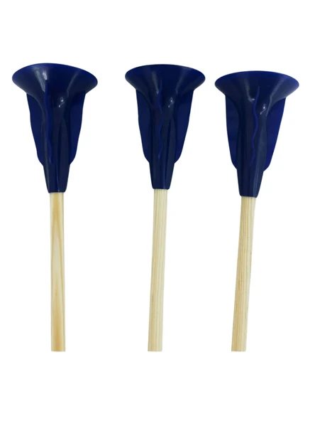 Vantuzlu Ok 63 cm 3 ADET Çocuk/Başlangıç İçin Güvenli Ok Mavi - 2