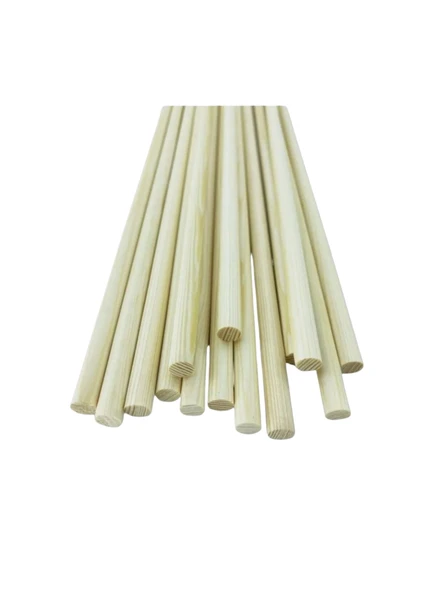 Sarı Çam Ahşap Ok Çubuğu (ŞAFT) 80 Cm 5/16 Çap 5 Adet  Geleneksel Okçuluk - 1