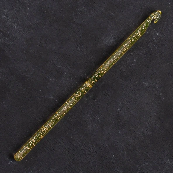 Addi Champagner 6mm 15cm Plastik Simli Yün Tığ - 4 - Resim 2