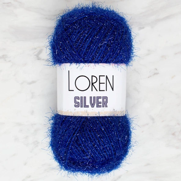 Loren Silver Saks Mavisi El Örgü İpi - RS0004 - 34092 ürün görseli
