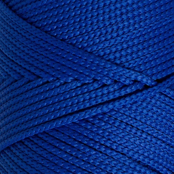 Loren Polyester Soft Macrame Saks Mavisi El Örgü İpi - LM029 - 34435 - Resim 2