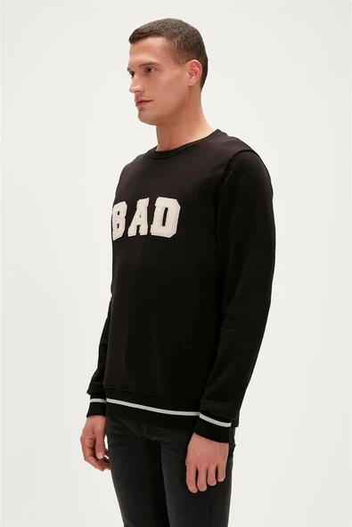 BAD BEAR FELT CREWNECK - Resim 5