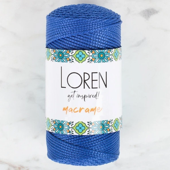 Loren Macrame Saks Mavi El Örgü İpi - RM 0252 - 34352 ürün görseli