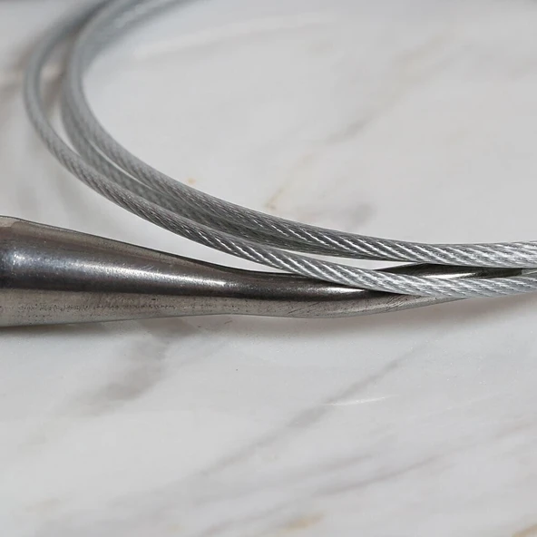 Loren Crafts 10 mm Çelik Misinalı Şiş 100 cm - Resim 3